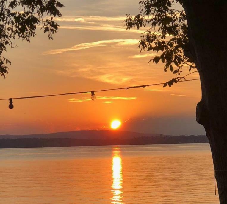 Ferienwohnung Seaview Meersburg Bagian luar foto